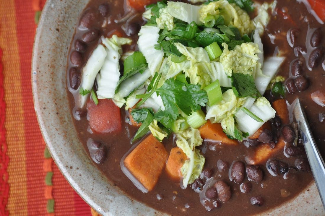 Chipotle Black Bean and Yam Stew