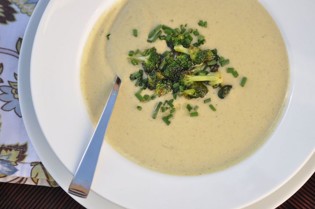 Dairy-Free Vegan Cream of Broccoli Soup