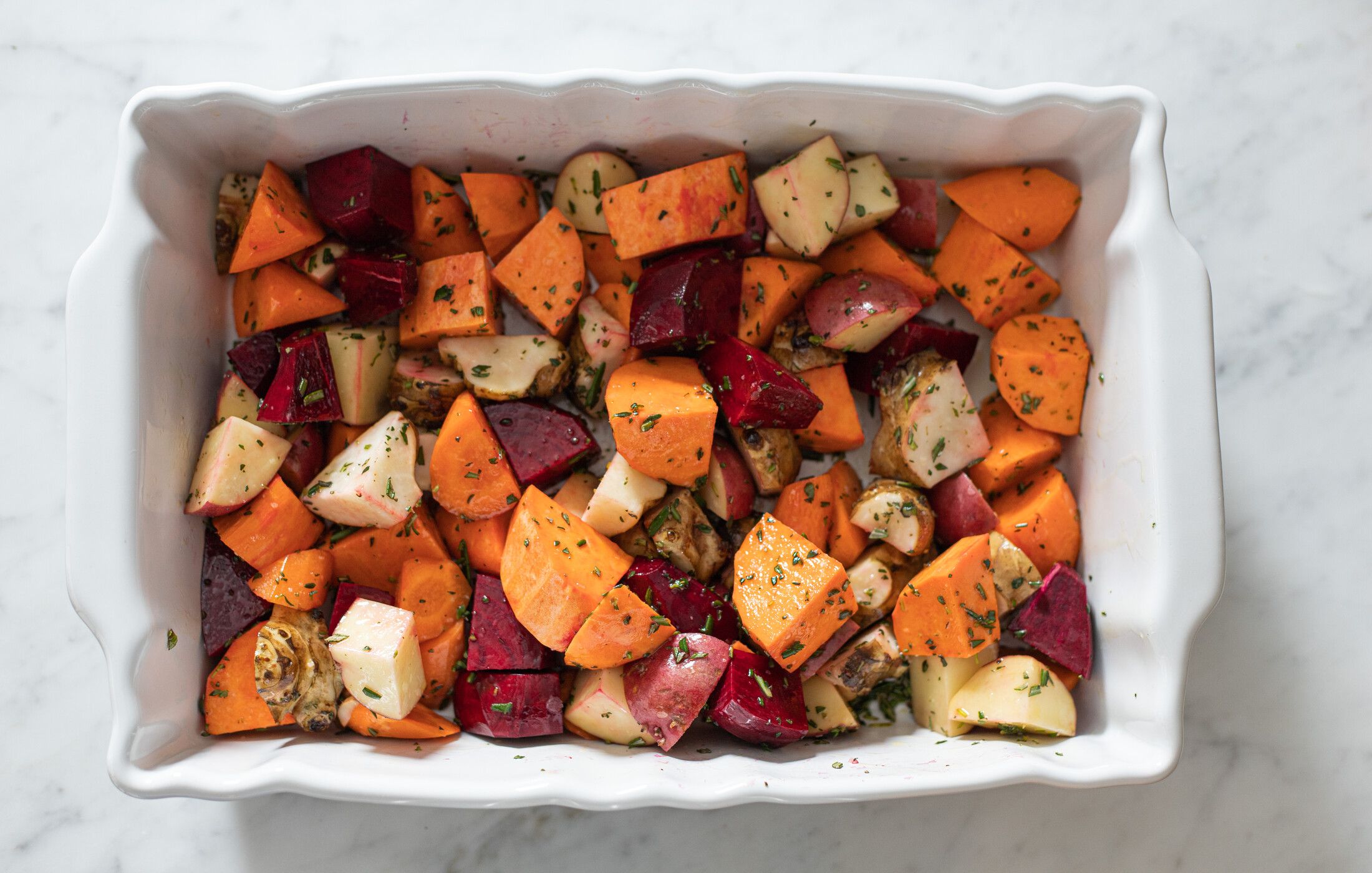 Roasted Root Vegetables with Fresh Herbs-2