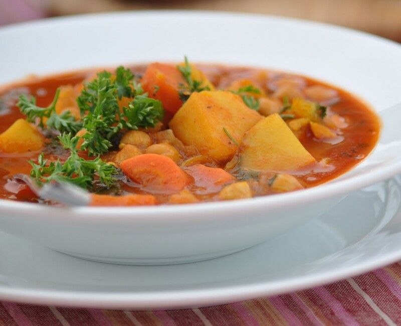 Moroccan Chickpea and Potato Soup