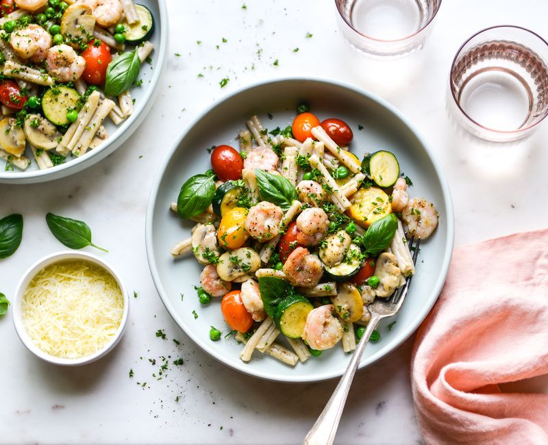 SHRIMP SUMMER VEGETABLE PRIMAVERA NO CREAM GLUTEN-FREE-1